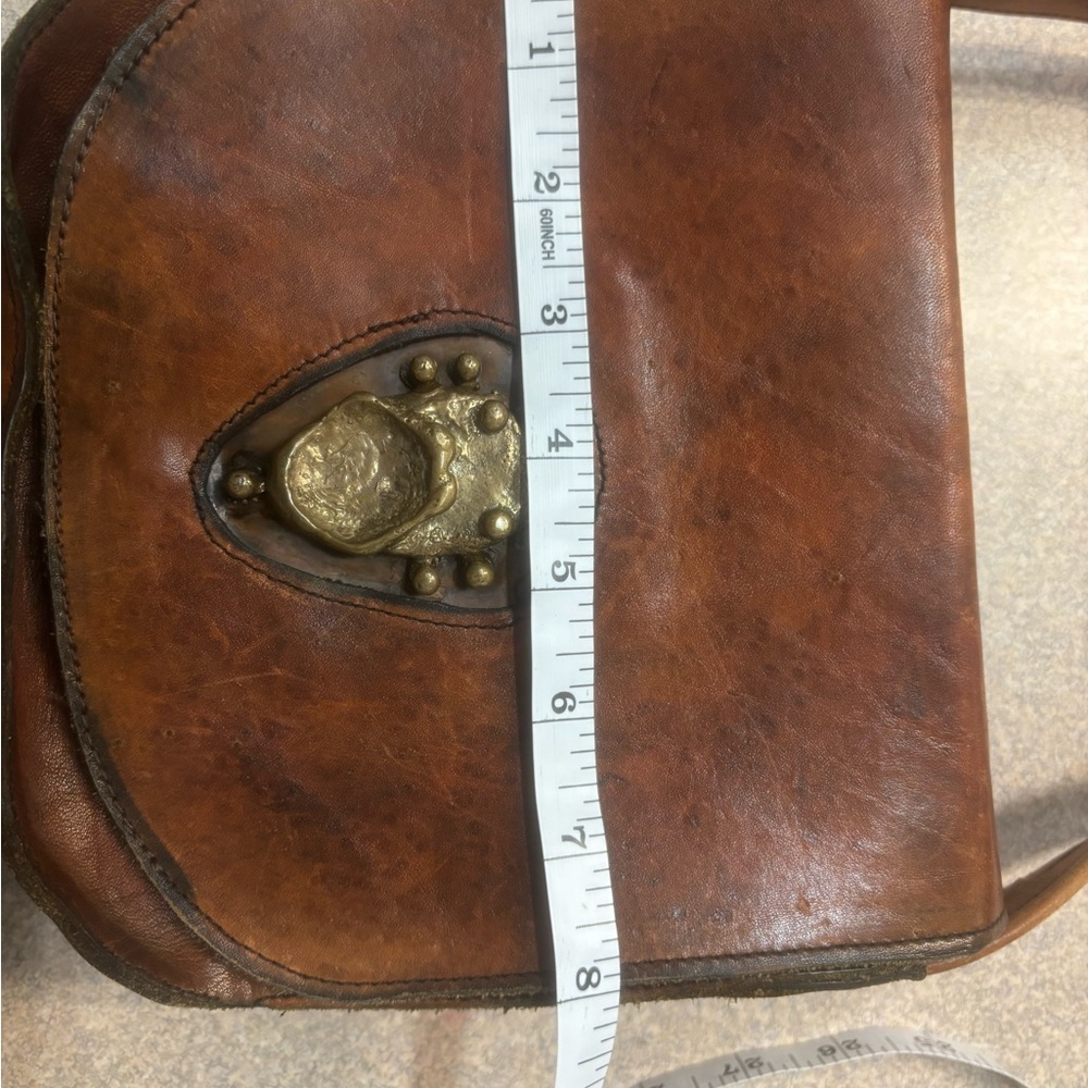 Vintage Bill Jones brown leather satchel - Picture 9 of 11